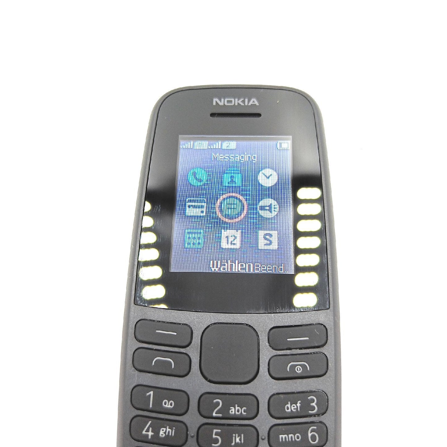 Nokia Handy Telefon Standard Modell 105 Schwarz Mobilfunk Einfach Bedienung