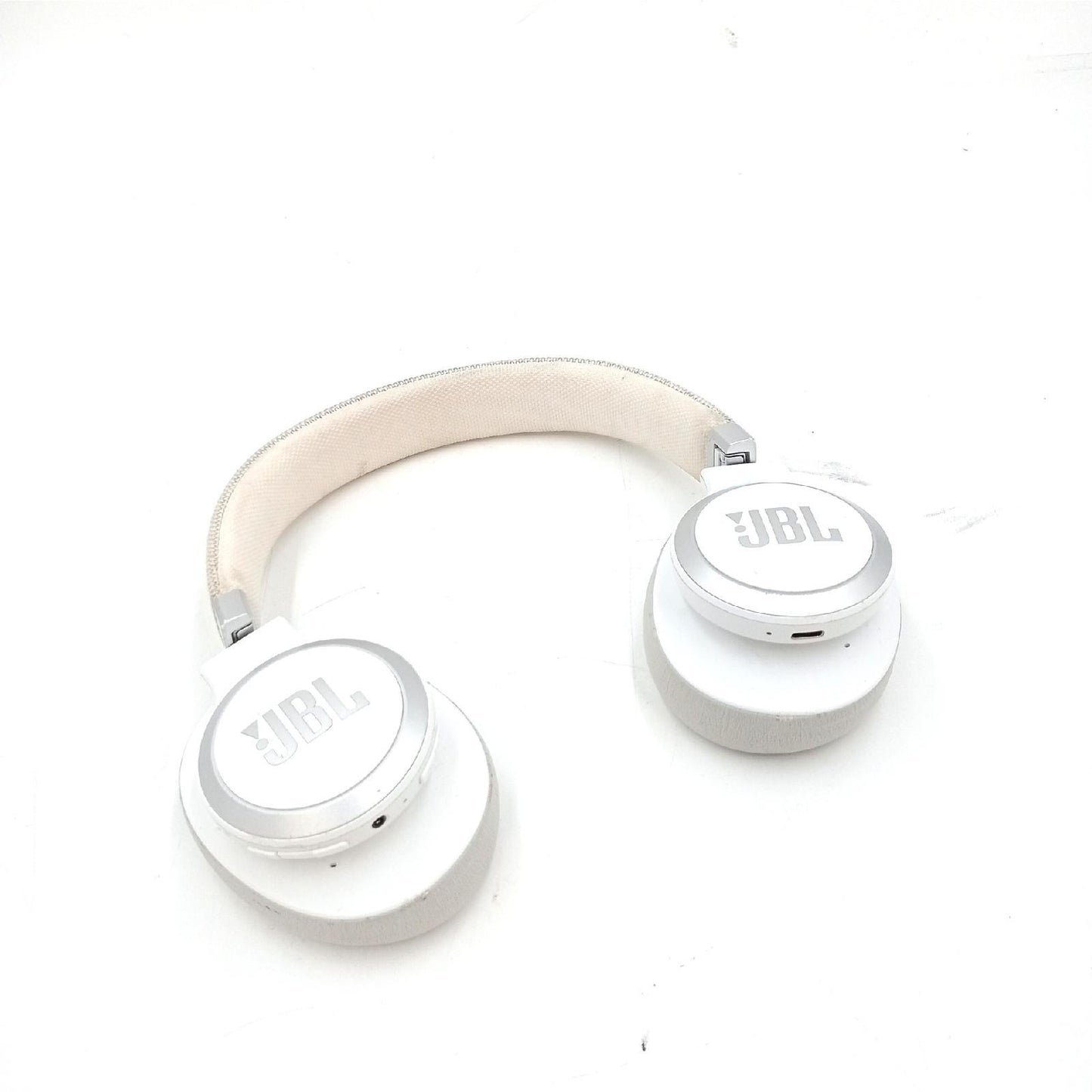 JBL Live 660 NC kabelloser Over Ear Bluetooth Kopfhörer Weiß ohne Funktion