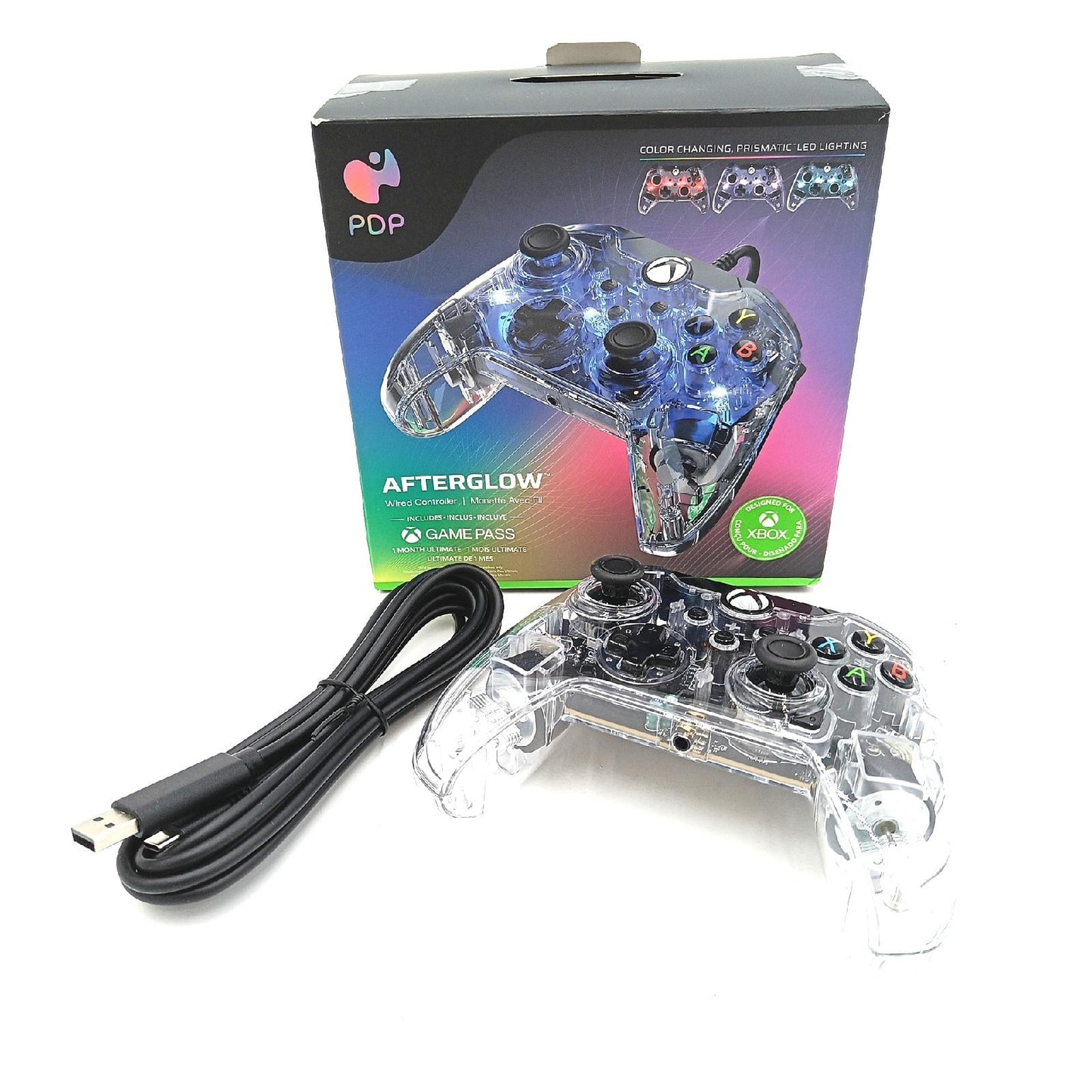 PDP Game Controller Zubehör Afterglow RGB Farbeffekte USB Anschluss kompatibel gaming