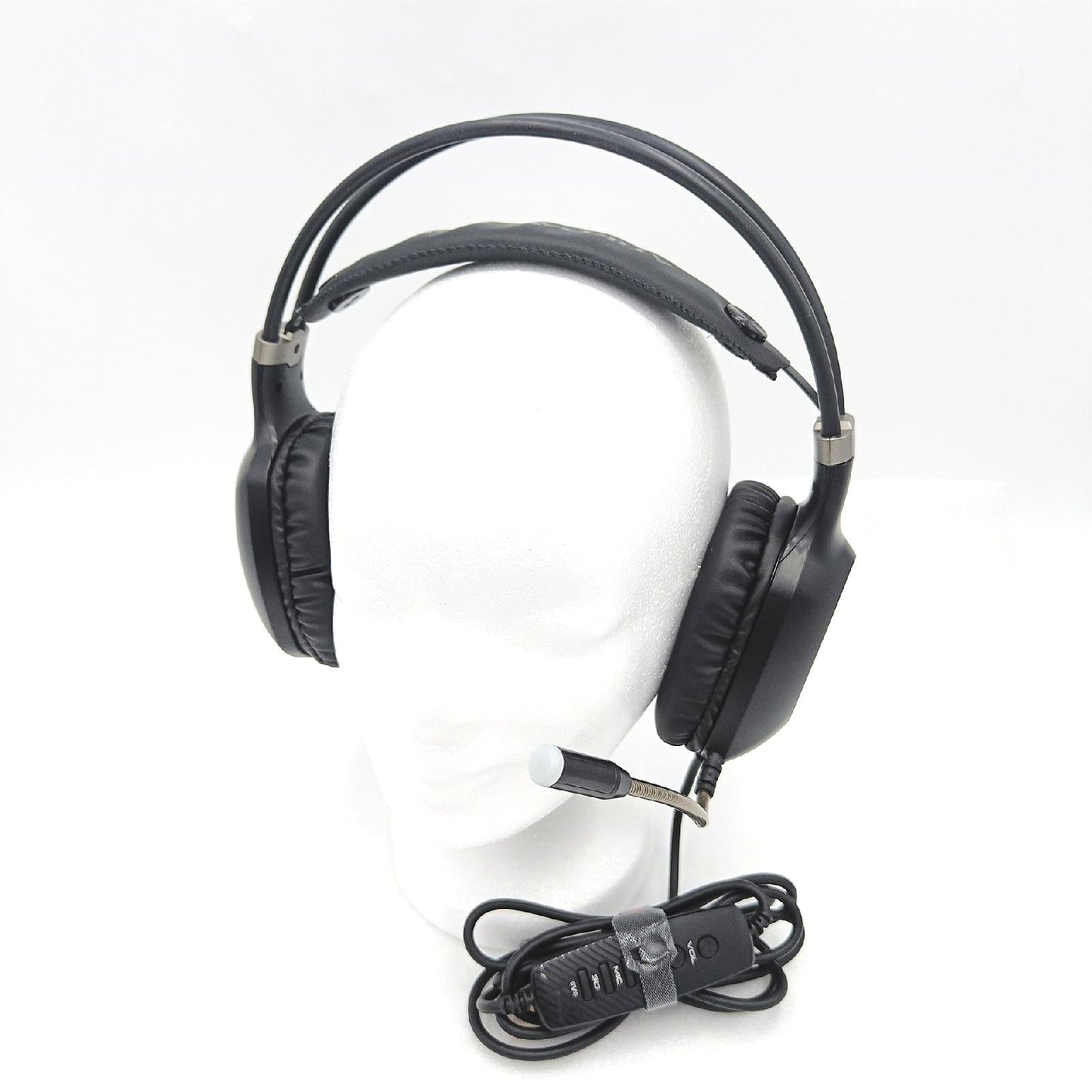 ABKONCORE Gaming Headset Headset Zubehör Modell mit RGB Licht und Geräuschunterdrück