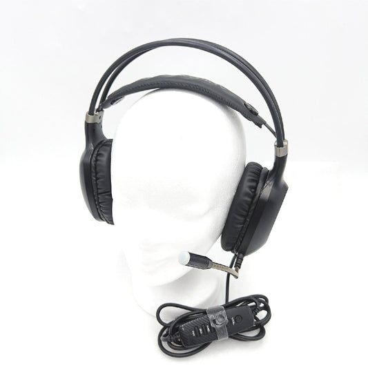 ABKONCORE Gaming Headset Headset Zubehör Modell mit RGB Licht und Geräuschunterdrück