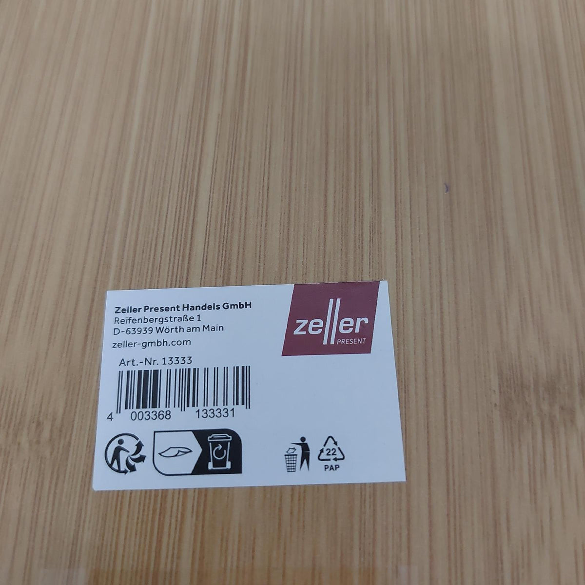 Zeller Ordnungsbox Aufbewahrung Bamboo ca 30 x 15 x 7 cm