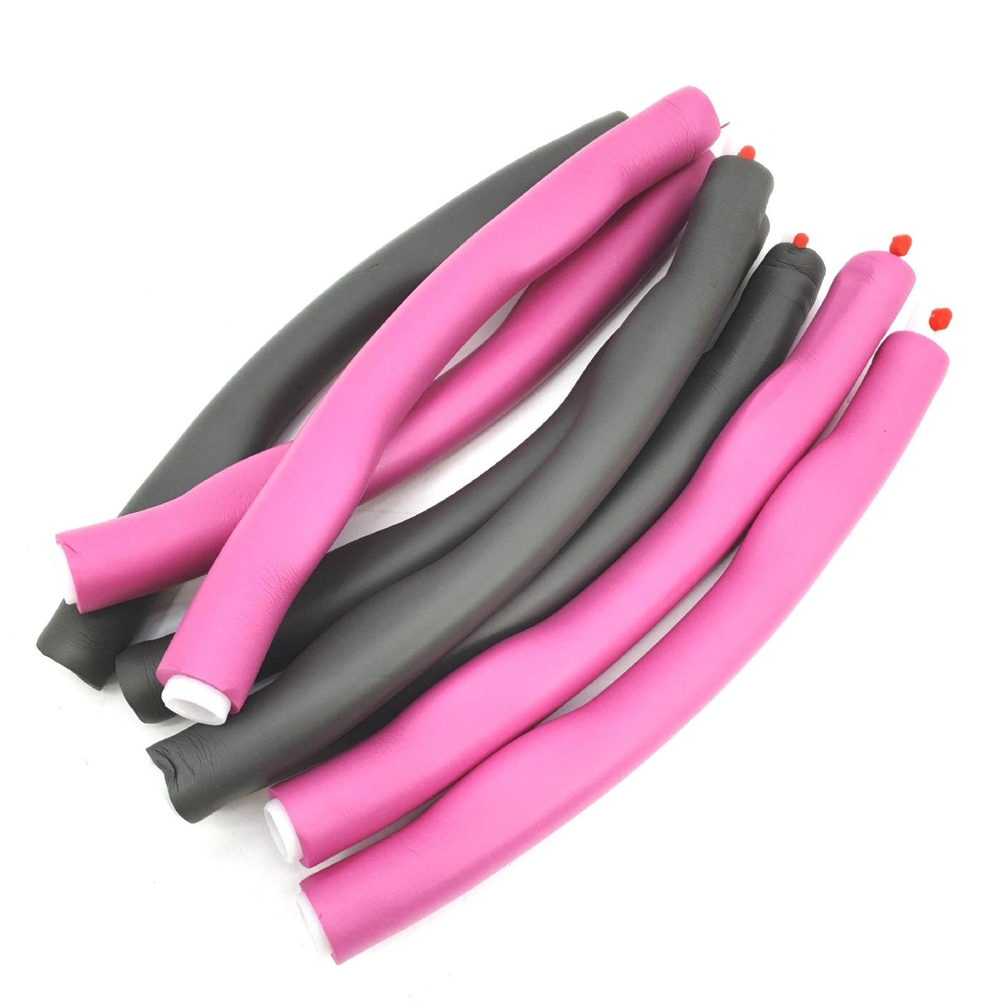 VENTON Hula Hoop Gymnastikreifen Fitness Sport Bauchformung Einstellbar Grau Rosa