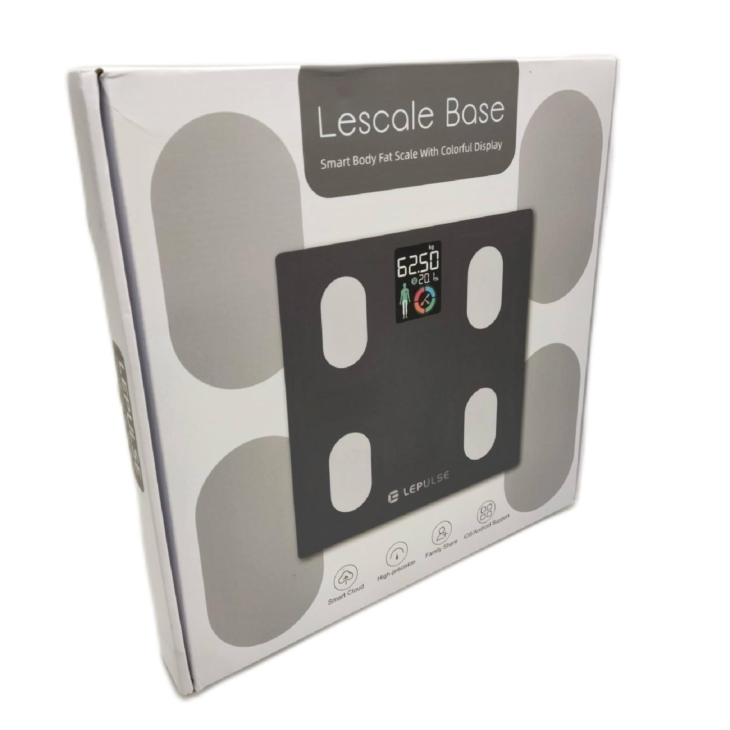 Lescale Personenwaage Digital Smart Waage Körperfett Muskelmasse Waage Personen Körperfett Körperw *Digitale*