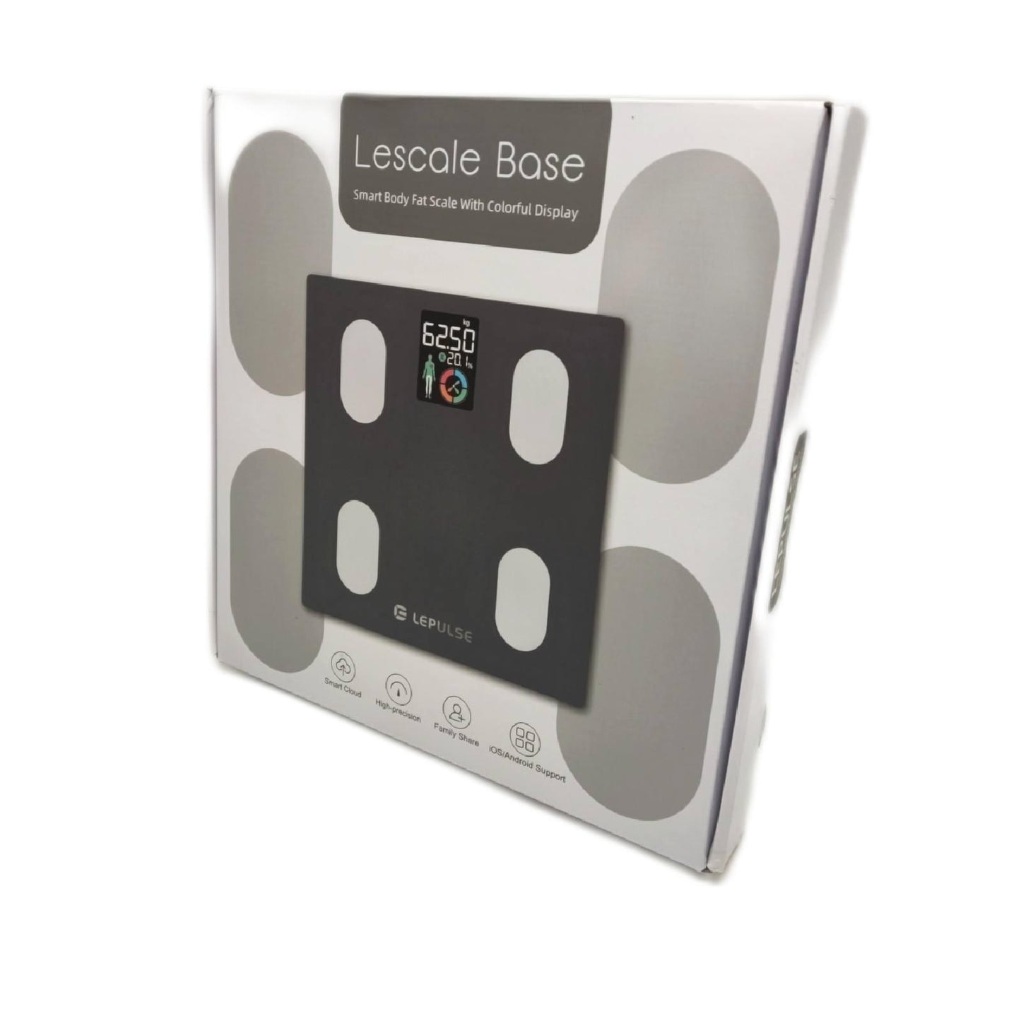 Lescale Personenwaage Digital Smart Waage Körperfett Muskelmasse Waage Personen Körperfett Körperw *Digitale*
