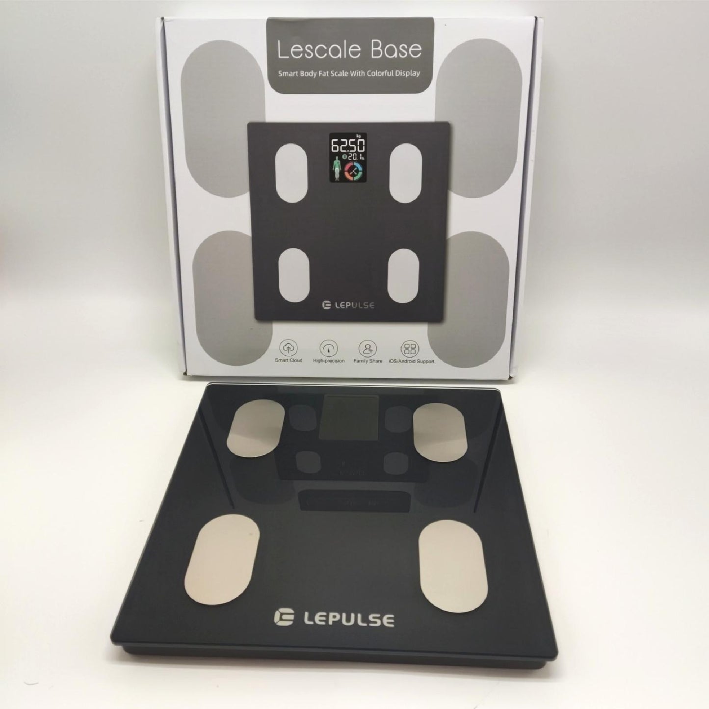Lescale Personenwaage Digital Smart Waage Körperfett Muskelmasse Waage Personen Körperfett Körperw *Digitale*