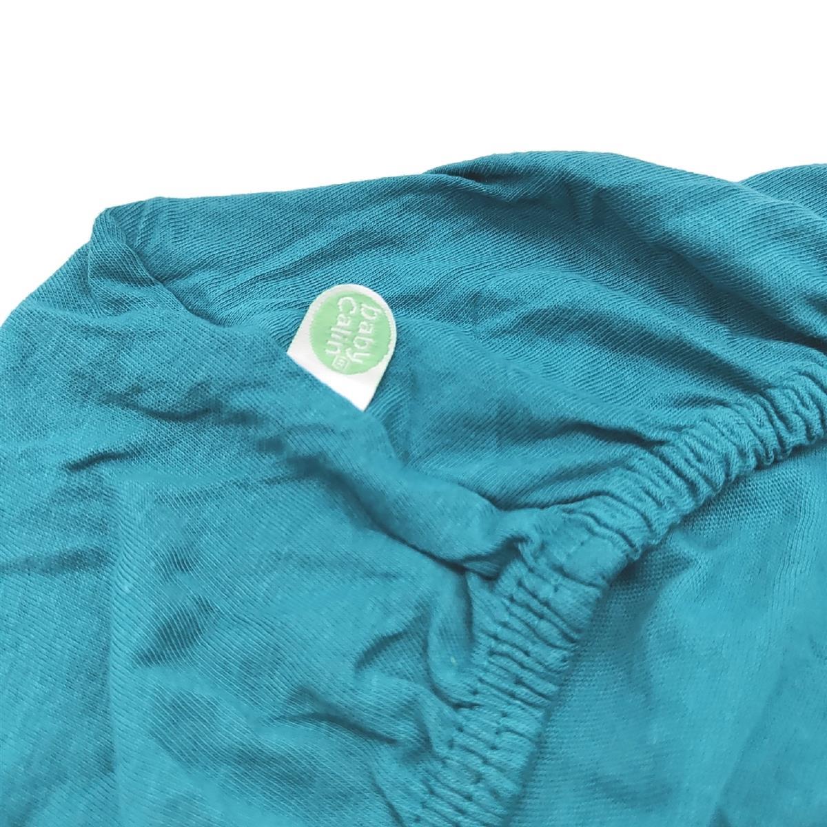 Babycalin Spannbettlaken Bettwäsche Babyzimmer Tropisches Blau Öko Tex Weich Textil