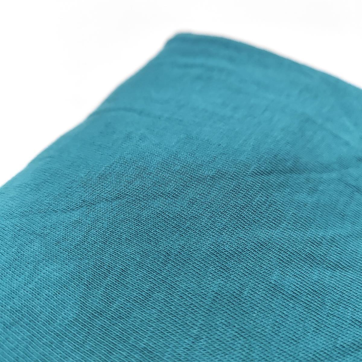 Babycalin Spannbettlaken Bettwäsche Babyzimmer Tropisches Blau Öko Tex Weich Textil