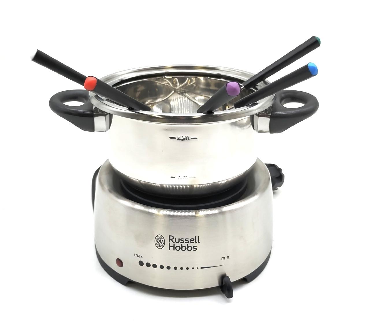 Russell Hobbs Fondue Set Fiesta Käsefondue Schokofondue Öl-Fondue 6 Gabeln Food (38,99)