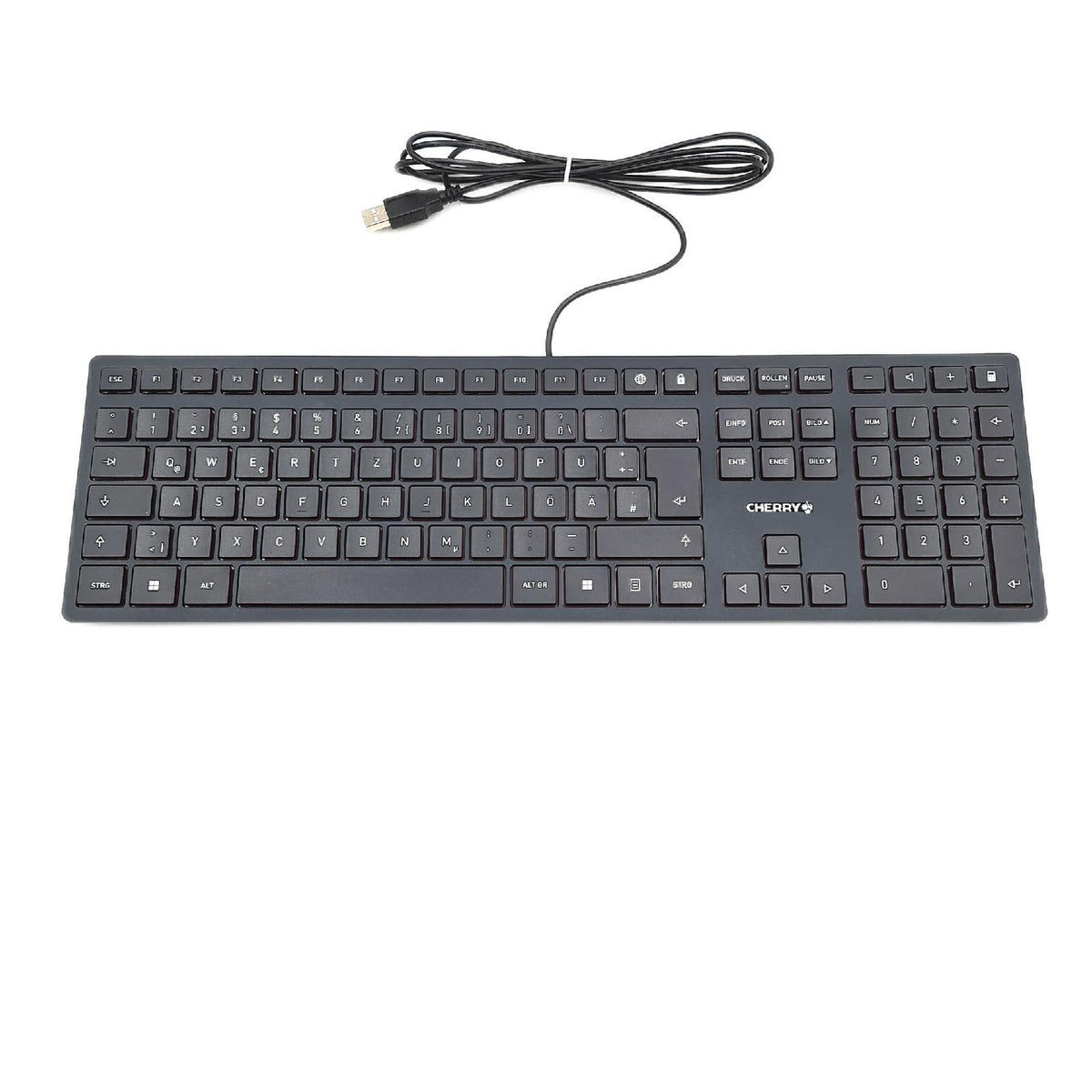 Cherry KC 6000 Slim Tastatur Deutsches Layout QWERTZ kabelgebunden leise ergonomisch
