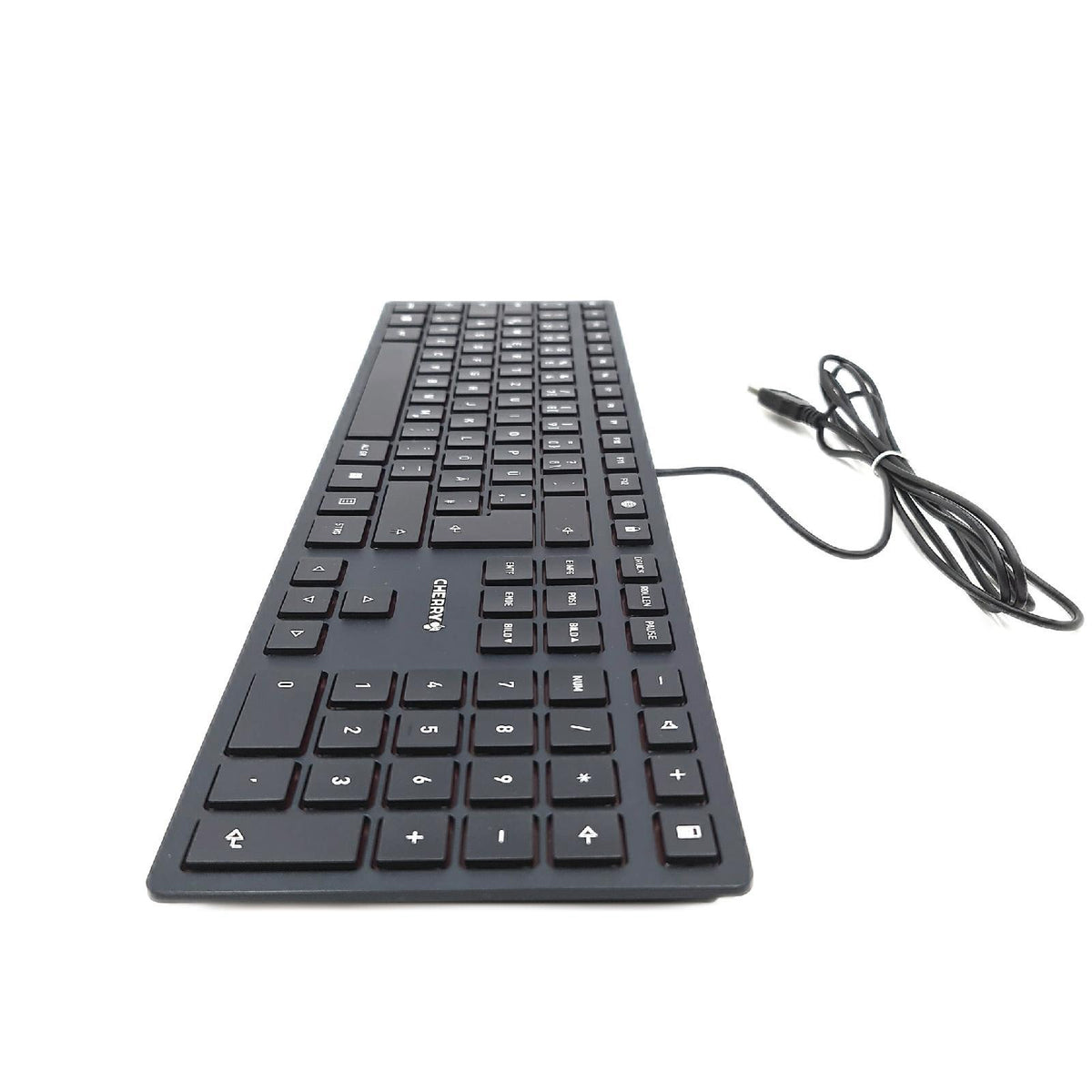 Cherry KC 6000 Slim Tastatur Deutsches Layout QWERTZ kabelgebunden leise ergonomisch