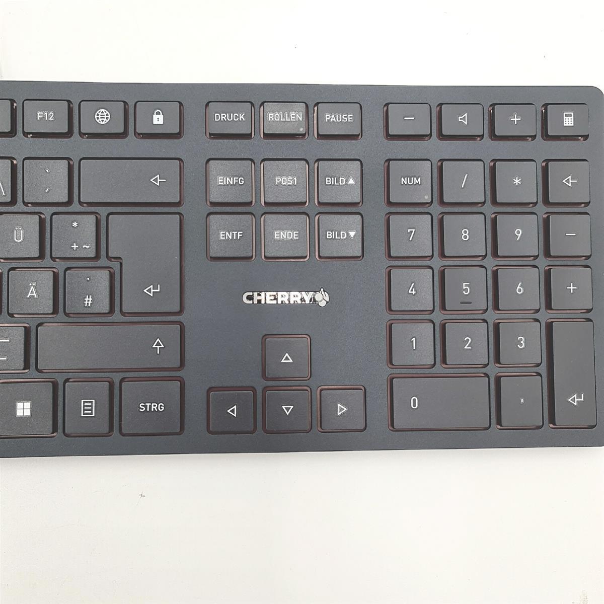 Cherry KC 6000 Slim Tastatur Deutsches Layout QWERTZ kabelgebunden leise ergonomisch