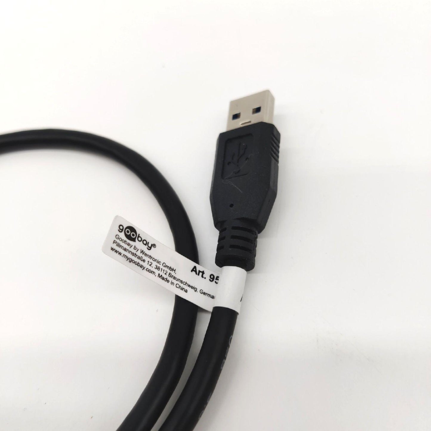 Goobay USB Kabel Verbindungskabel 95716 Schnellladekabel für Smartphone Schwarz 05