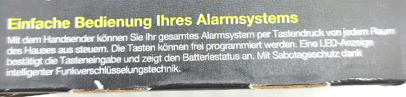 Diagral Fernbedienung Alarmanlage Sicherheit Zubehör Set 2 Stück 4 Funktionen Steuerung
