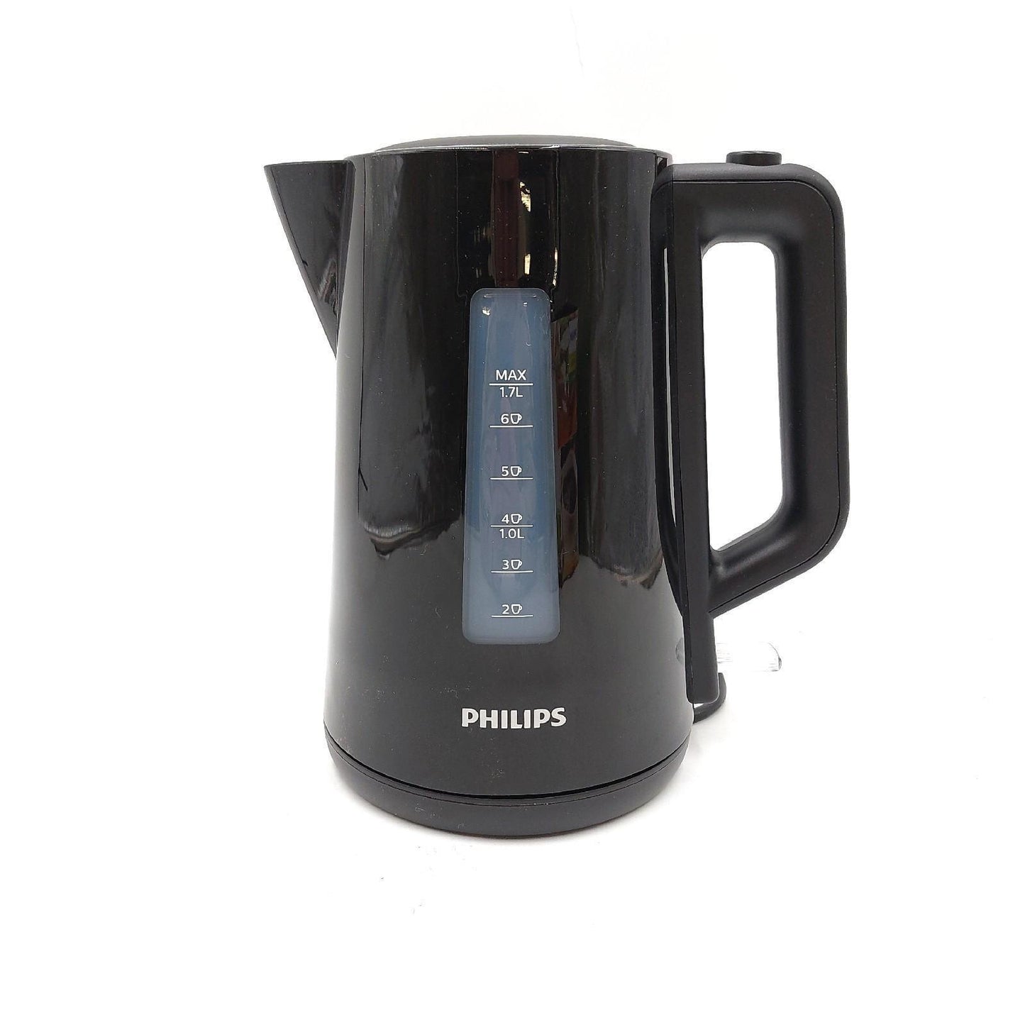 Philips HD931820 Wasserkocher Series 3000 Klappdeckel Leuchtanzeige schwarz Hotasinweiß