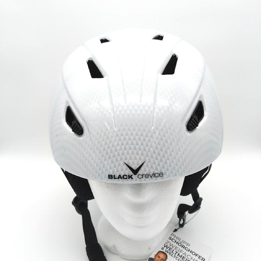 Black Crevice Skihelm Kitzbühel  BCR143764  weiß Carbon  Gr. M