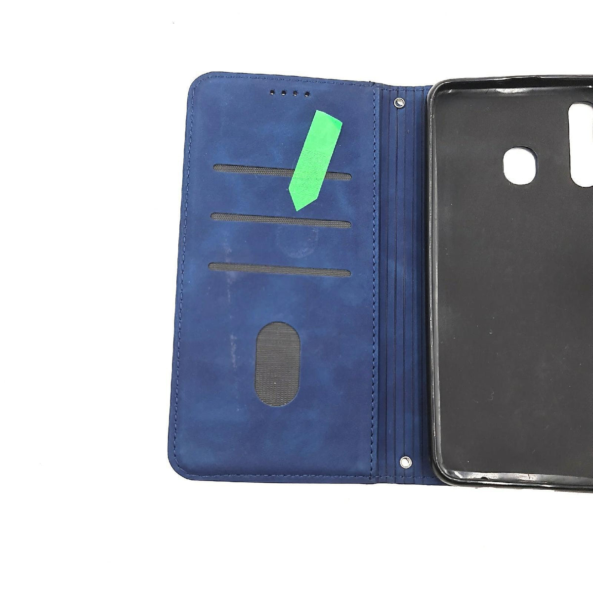 Samsung Handyhülle Smartphone Schutzhülle Galaxy A20 A30 Flip Book Leder Classic