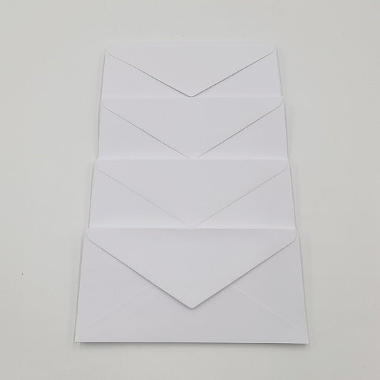 FarbenFroh Umschläge Kuverts Briefpapier 50 Stück DIN Lang Nassklebung