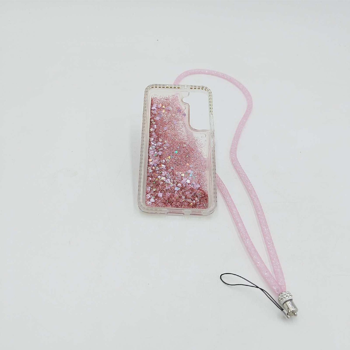 Miss Arts Galaxy S22 Hülle Silverback Mädchen Glitzern Ringständer Smartphone Schutz
