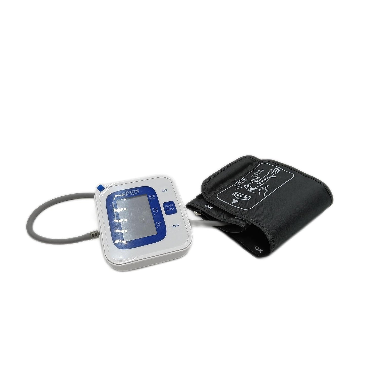 CAZON Blutdruckmessgerät Oberarm Digitalanzeige Gesundheit Monitoring