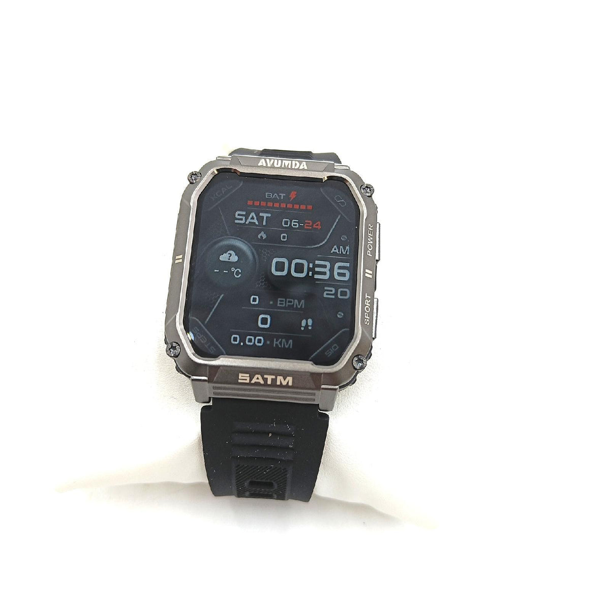 AVUMDA Smartwatch Fitness Tracker Connected Watch Großes Display Schrittzähler Männer