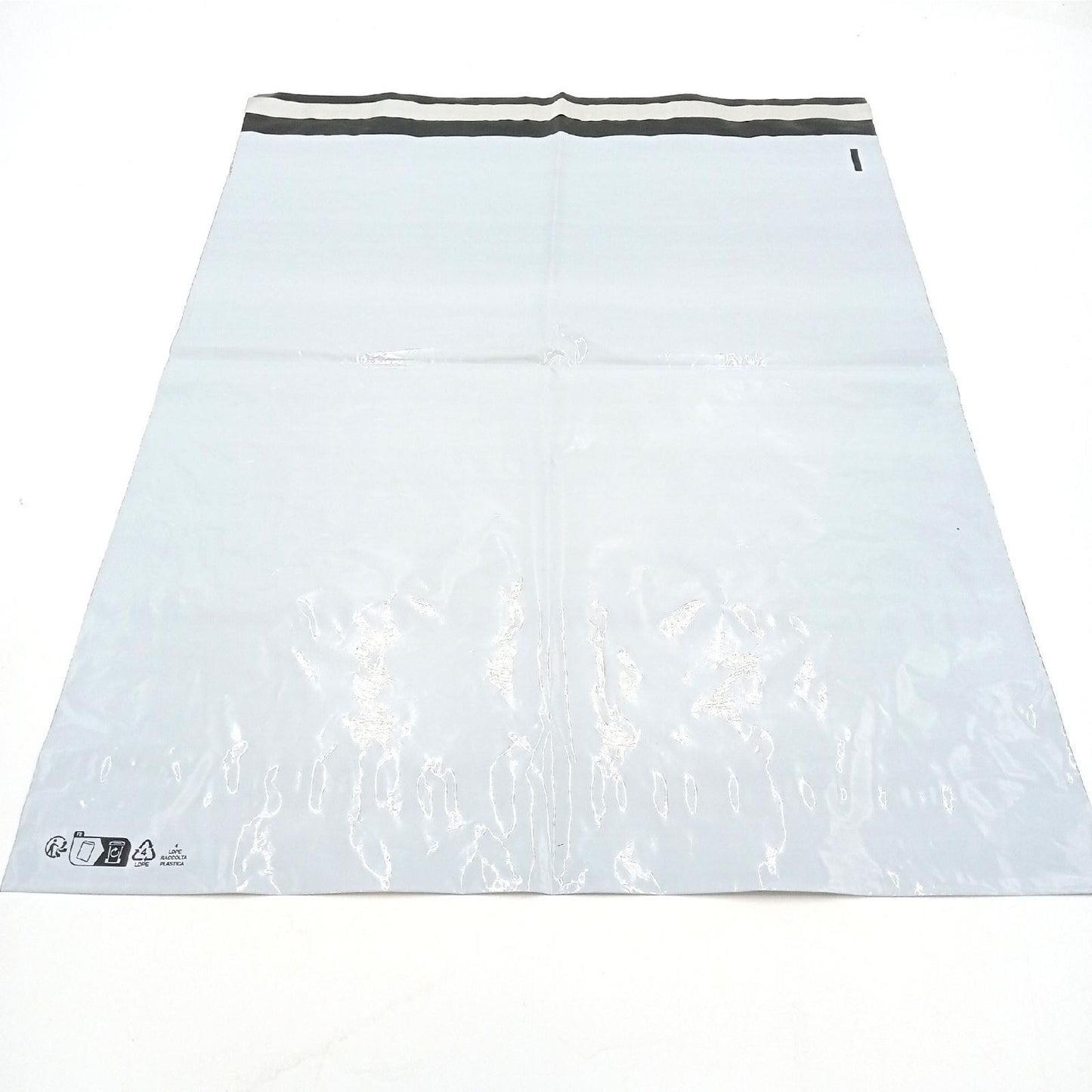 Opake weiße Plastikumschläge 450 x 550 mm 9er Pack wasserd