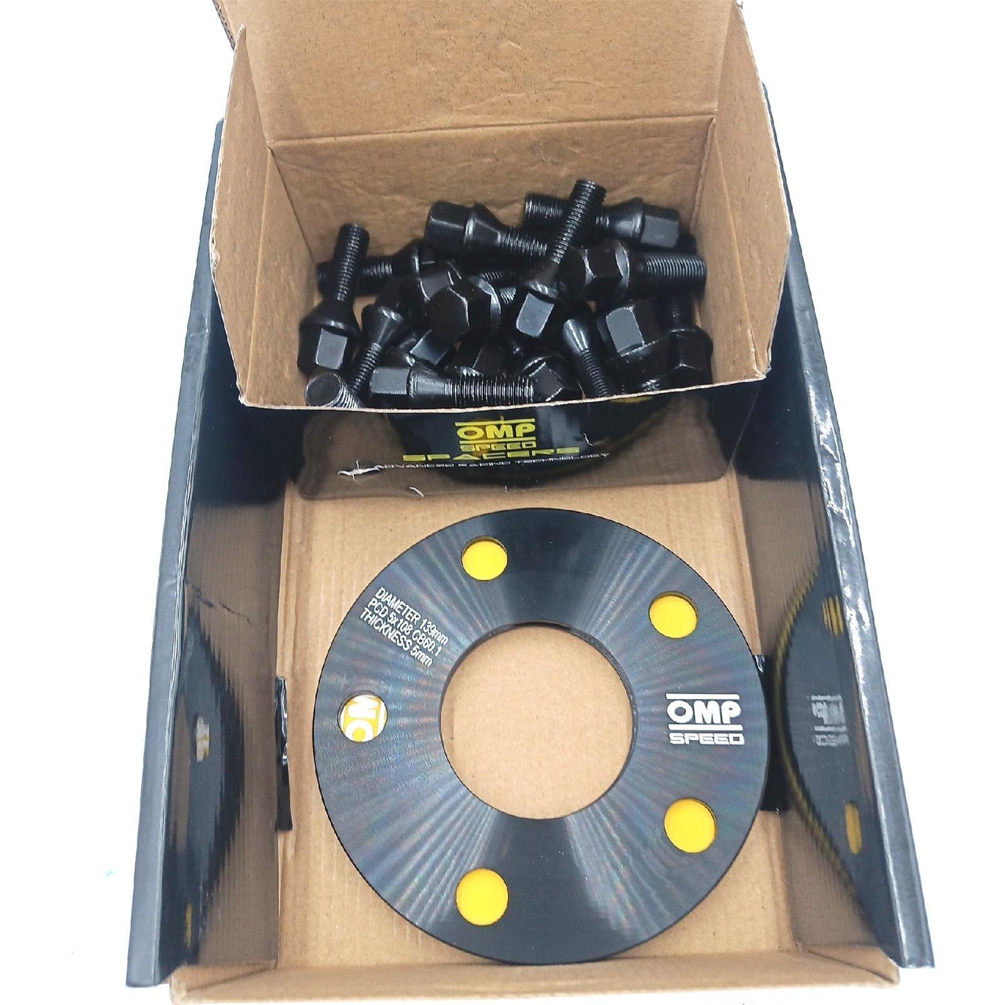 OMP SPEED SET 5MM 5X108 60.1 M12X1.5+14X1.5 Stabilisierung Federungsteil Rennsport