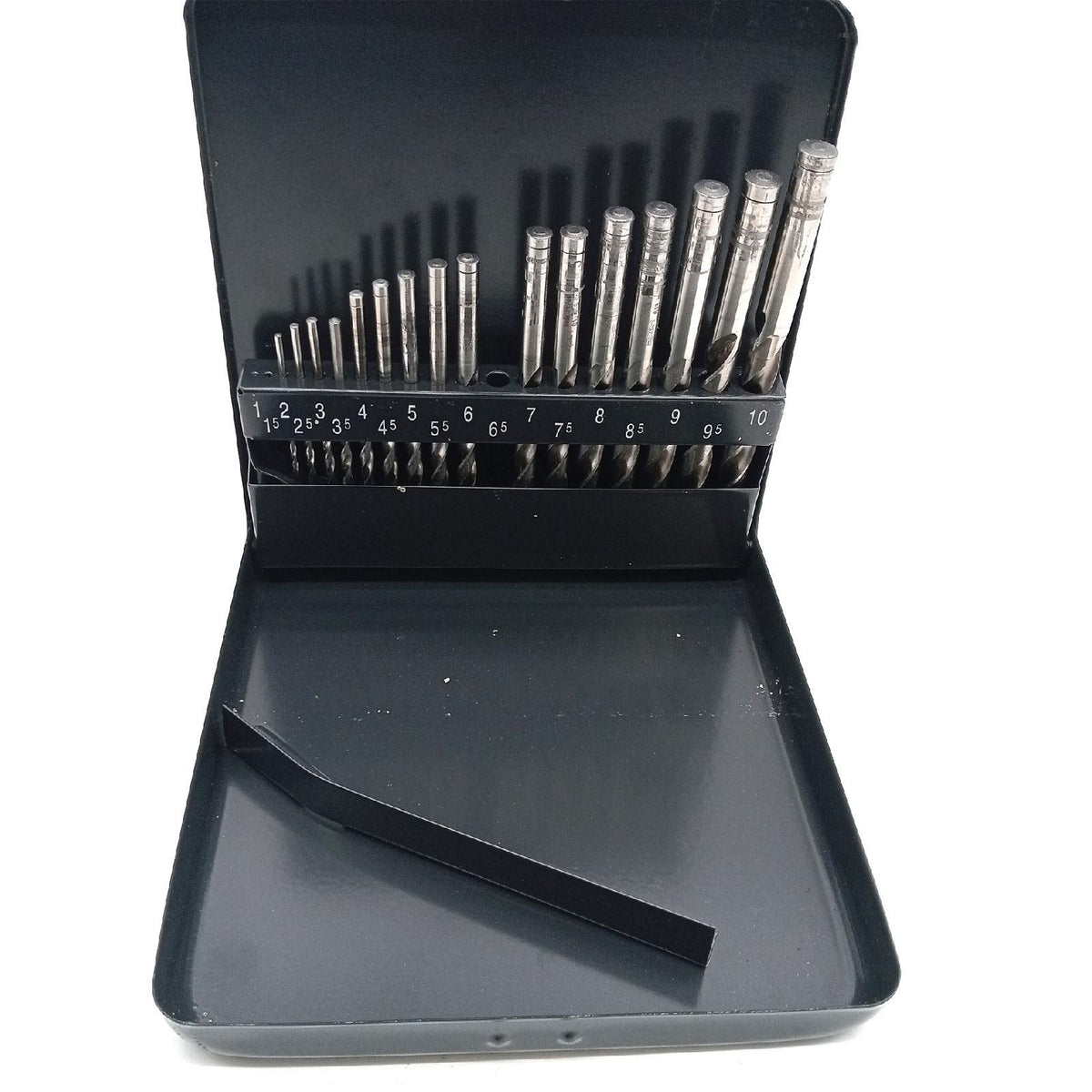 ALPEN Bohrer-Kassetten Set HSS COBALT GRIP KM 19 19-tlg.  Ø 1 00-10 00 mm  5 % Kobaltanteil  hitzebeständig  Festigkeit über 800 N/mm²  Spiralbohrer  Bohrsortiment 0065600019100