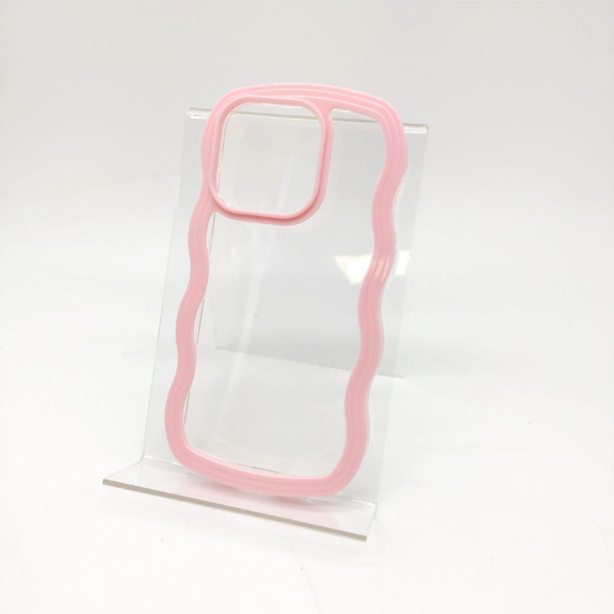 Ownest Hülle Smartphone Zubehör iPhone 14 Pro Curly Case Transparent Silikon Fashion