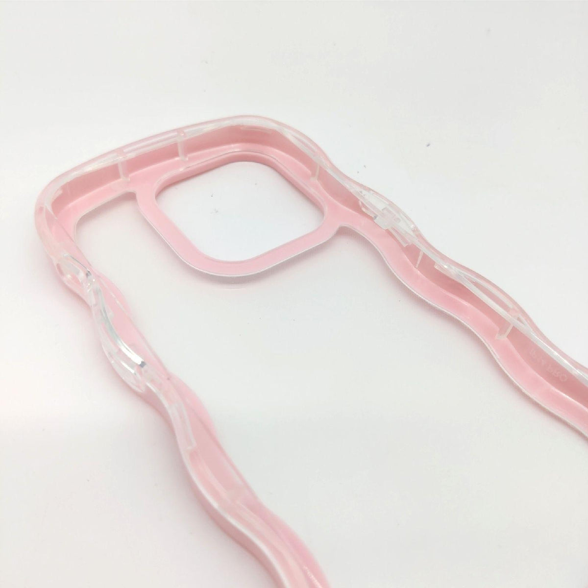 Ownest Hülle Smartphone Zubehör iPhone 14 Pro Curly Case Transparent Silikon Fashion