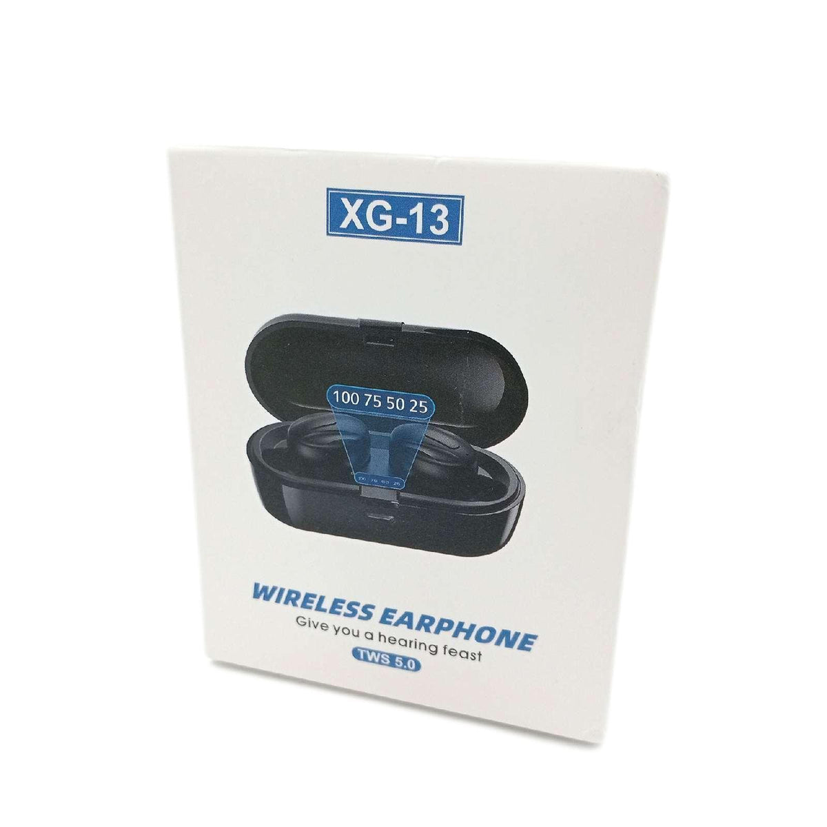 Bluetooth-Kopfhörer  Bluetooth 5.0 Wireless Earphones in Ear Stereo Sound Mikrofon Mini Wireless Earbuds mit Kopfhörer und tragbare Ladehülle für iOS Android PC XA-3