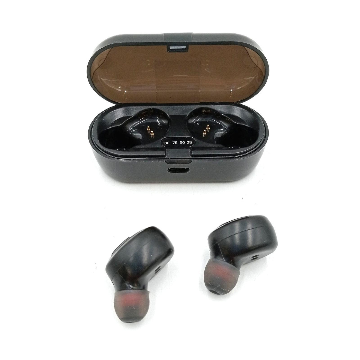 Bluetooth-Kopfhörer  Bluetooth 5.0 Wireless Earphones in Ear Stereo Sound Mikrofon Mini Wireless Earbuds mit Kopfhörer und tragbare Ladehülle für iOS Android PC XA-3
