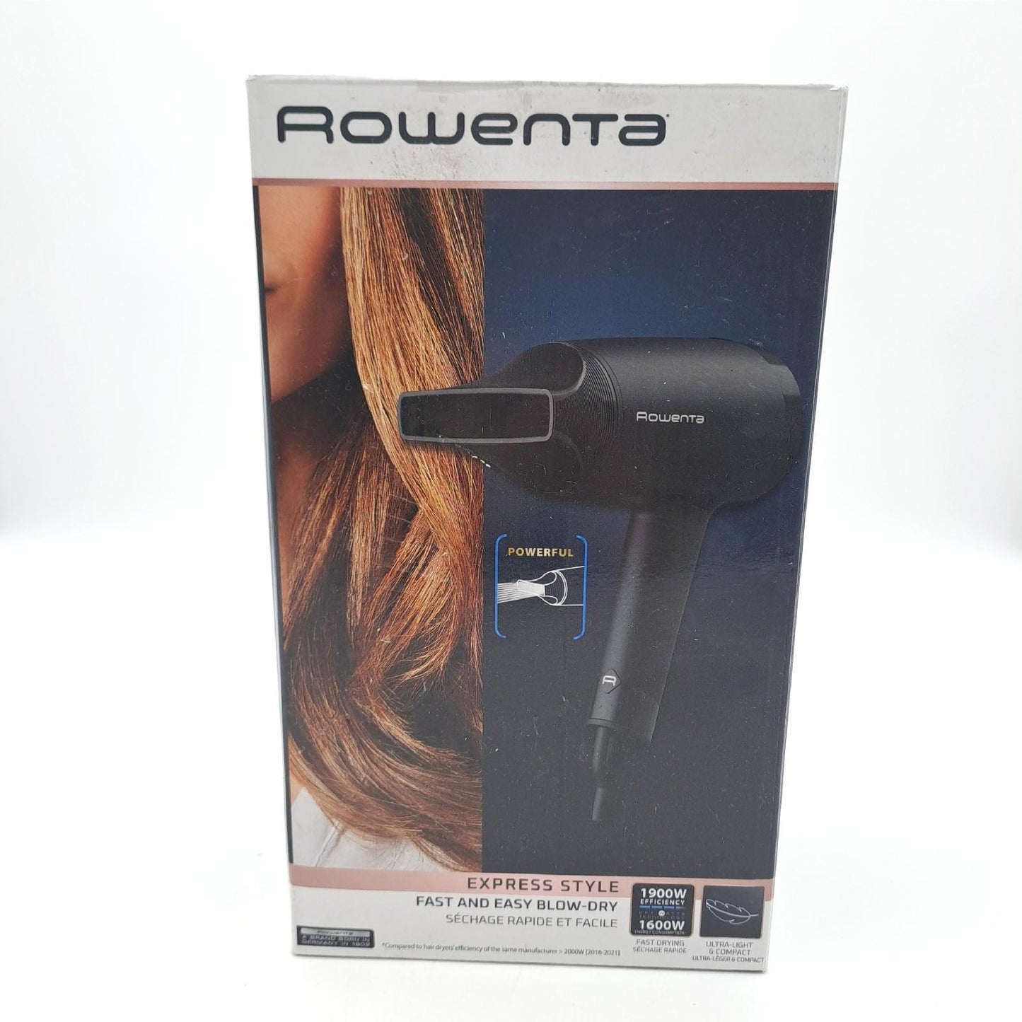 Rowenta CV1801 Express Style Leistungsstarker Haartrockner Kaltlufttaste 2 Haar (16,84)
