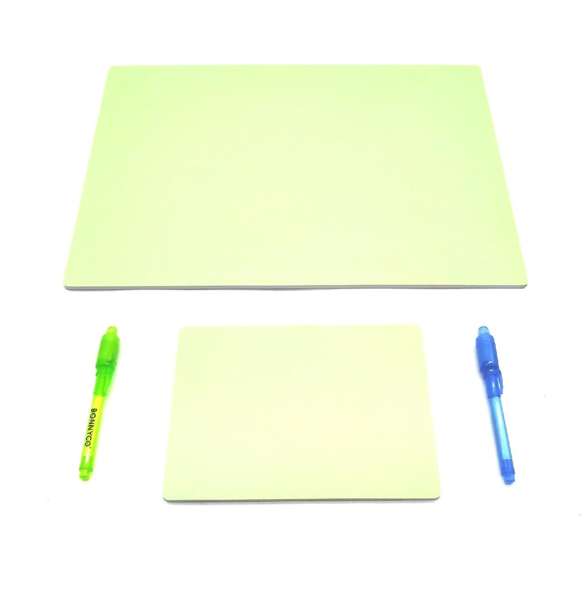 BONNYCO Maltafel Zaubertafel Kinder A3 und A5  6 Schablonen  2 UV Stift