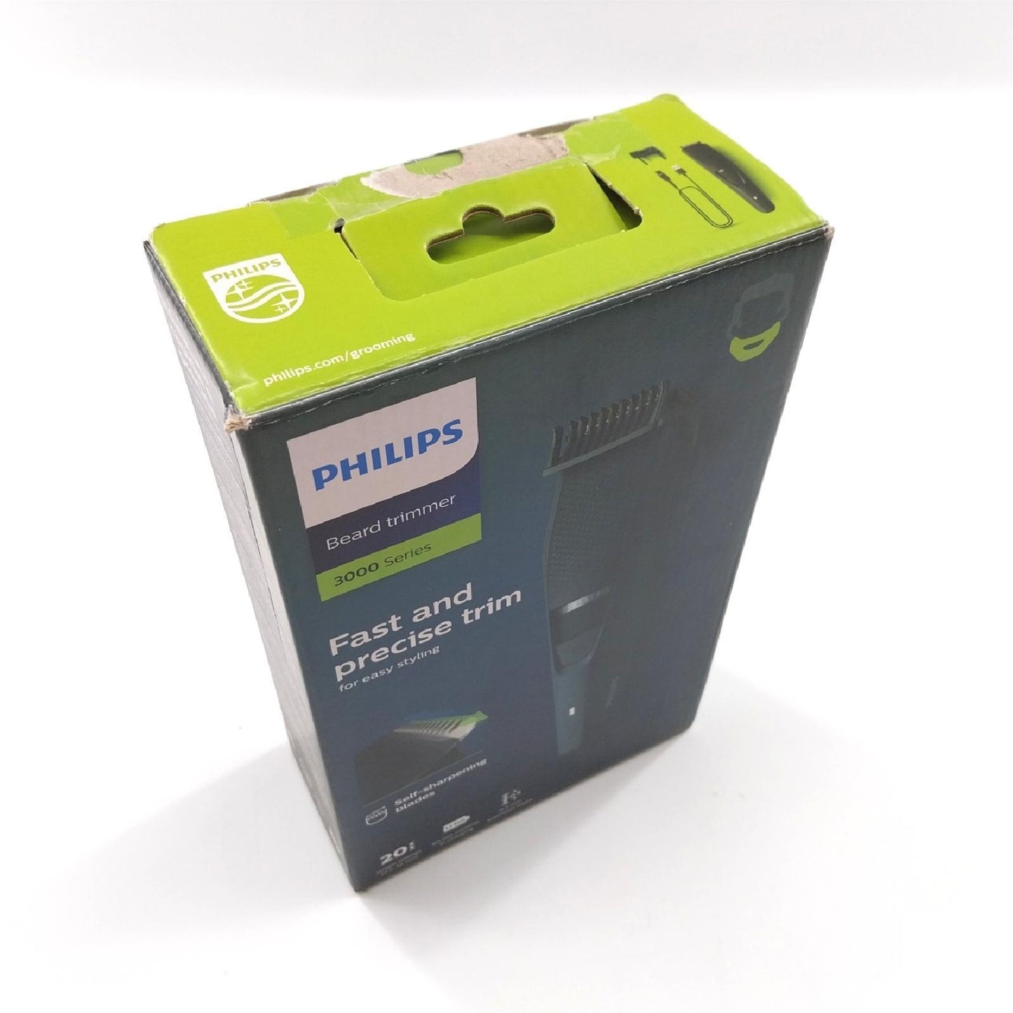 Philips Bartschneider elektrischer Bartpflege Serie 3000 komfortabel präzise für Herren