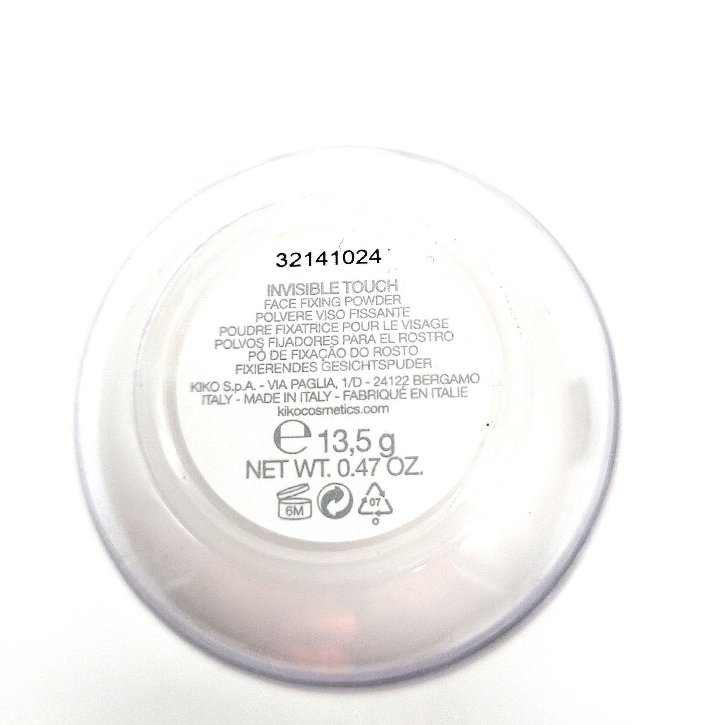 KIKO Milano Gesichtspuder Make Up Invisible Touch Face Fixing Powder langanhaltend mattierend