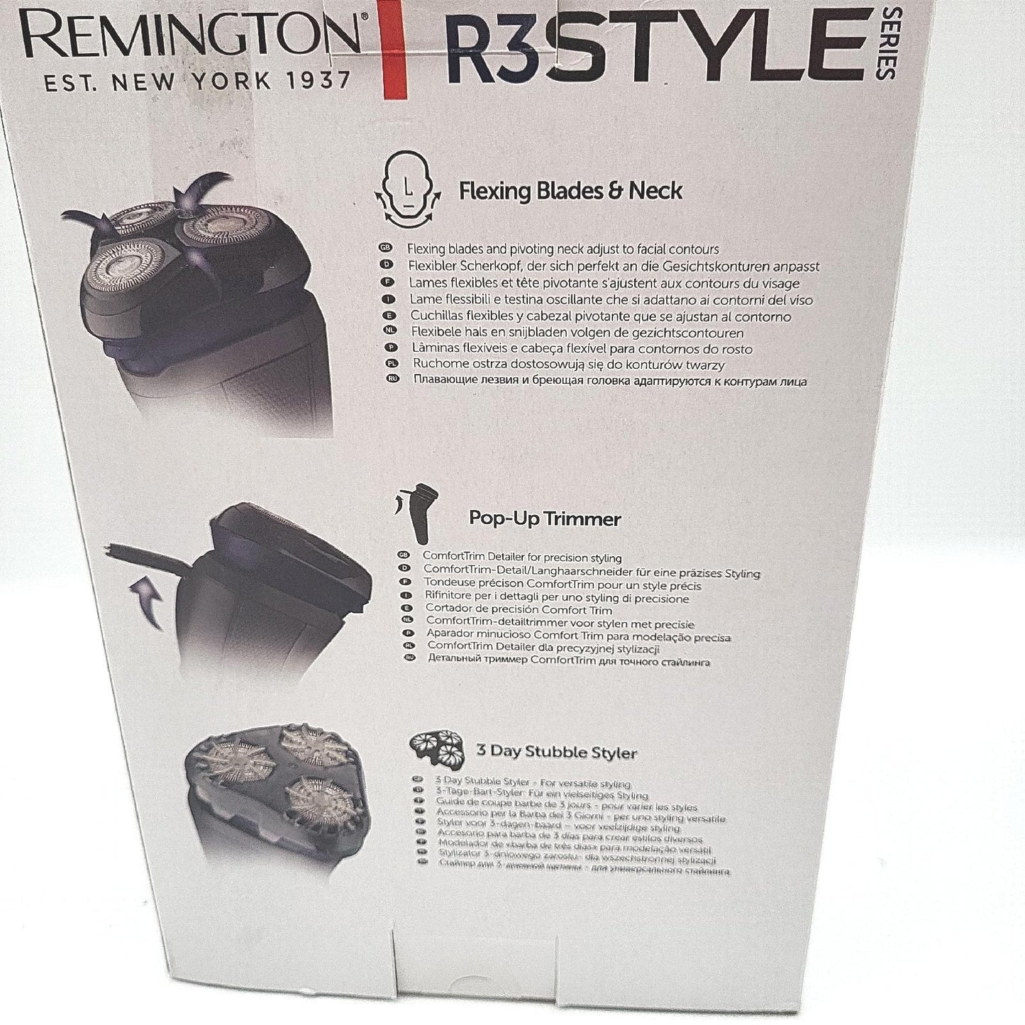 Remington Rasierer Trockenrasierer Herrenpflege R3 Leistungsstark Hygienisch kompakt