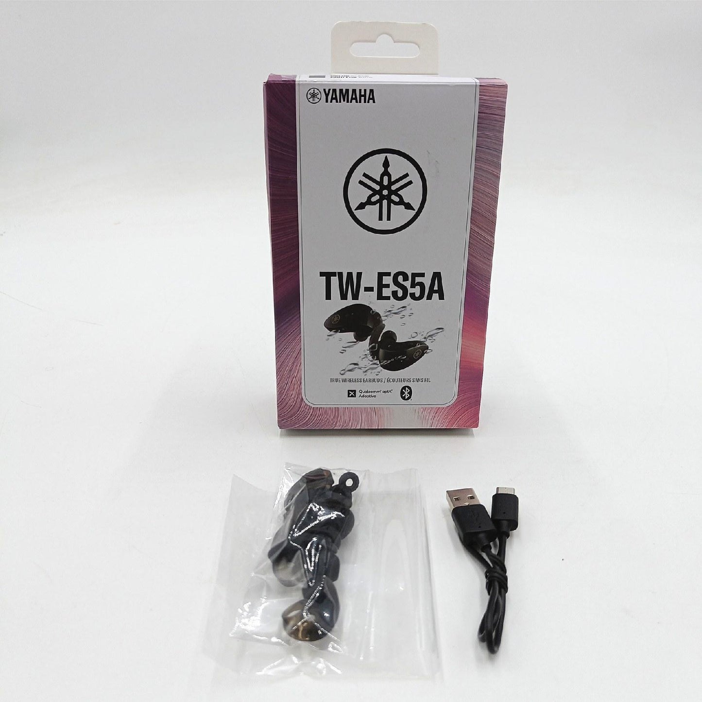 Yamaha TW-ES5A True Wireless Sports Earbuds – Mit Listening Care – In Schwarz