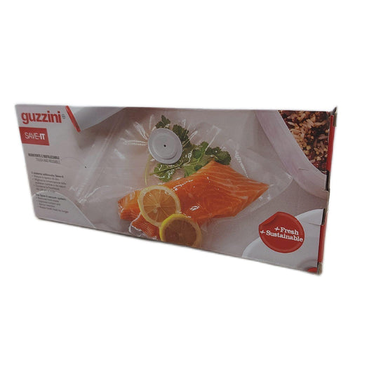 Guzzini - Kitchen Active Design, SAVE IT Set 10 Mehrweg-Vakuumbeutel groß (30x34cm) - Multicolor, 30 x 34 cm - 11850852