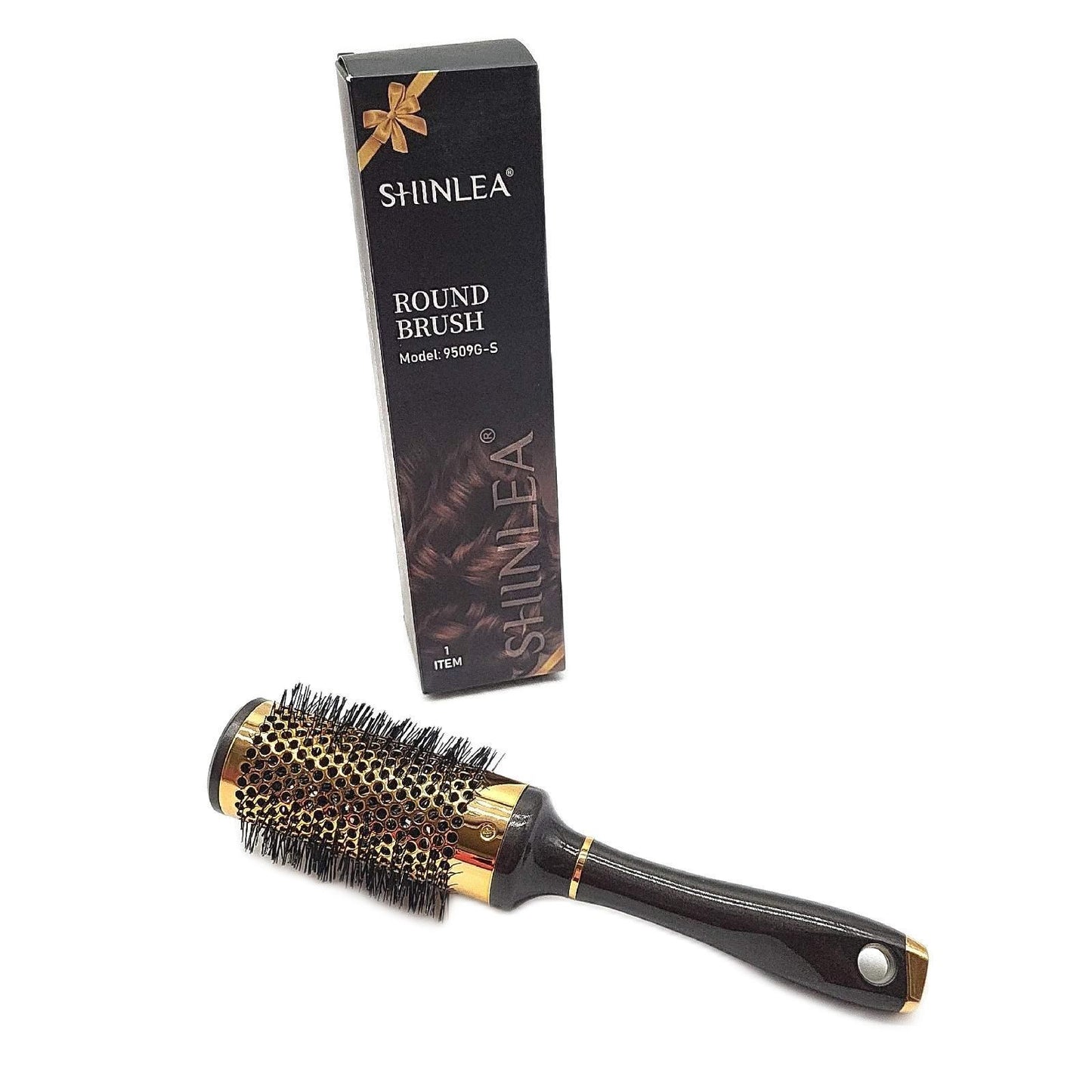 SHINLEA Lockenbürste Haarbürste Damen Kinder 43 mm Ziepenfrei Starke Haare Gepflegte Locken Effektiver Stylinghelfer
