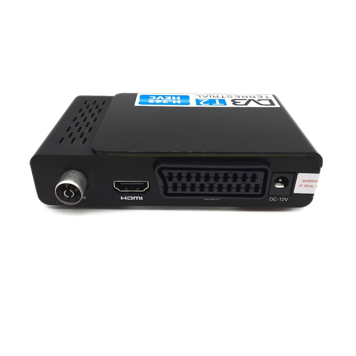 Emos DVB T2 Receiver TV Empfang Digital Full HD USB HDMI SCART Koaxial Anschluss