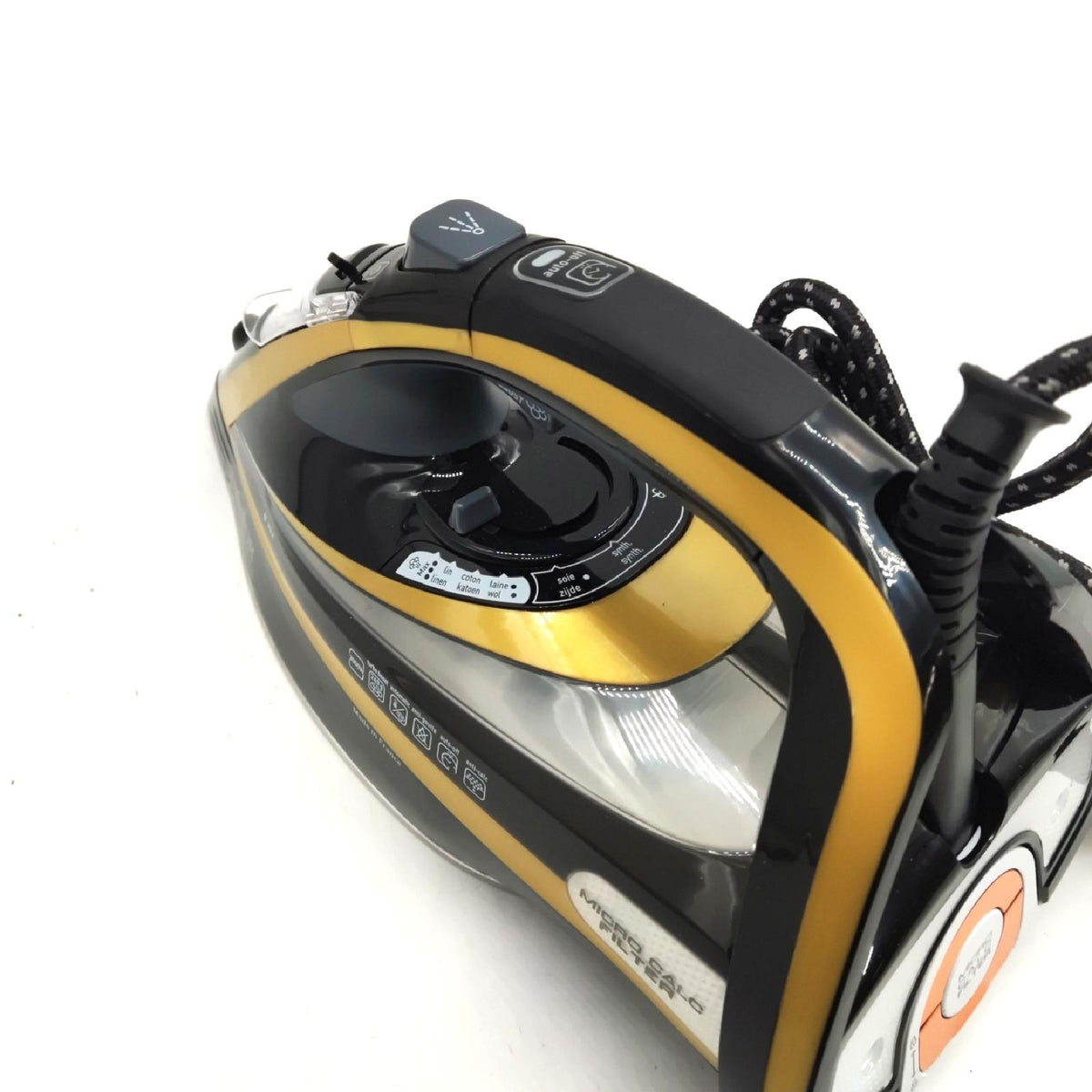 Calor Dampfbügeleisen Ultimate Pure Effect Pressing Power Schwarz FV9839C0