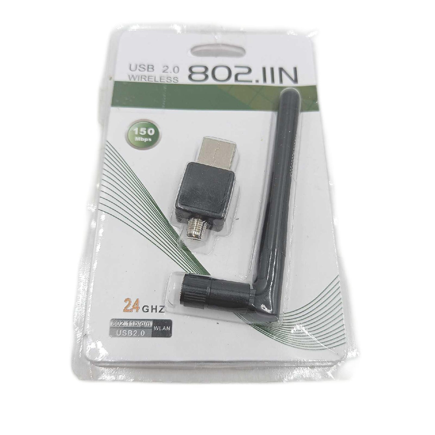 WIFI USB WLAN Adapter Netzwerk Zubehör High Gain Antenne 150 Mbps Reichweite