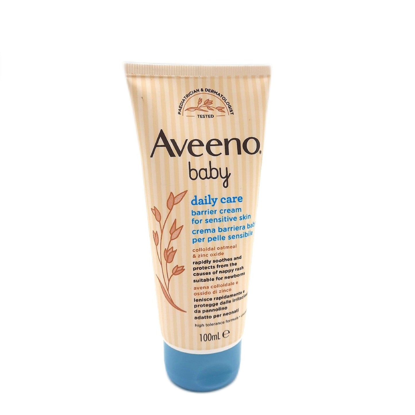 Aveeno Baby Pflegecreme Baby Hautpflege Tägliche Pflege Barriere Schutz Windelreizung empfindliche Haut 100ml