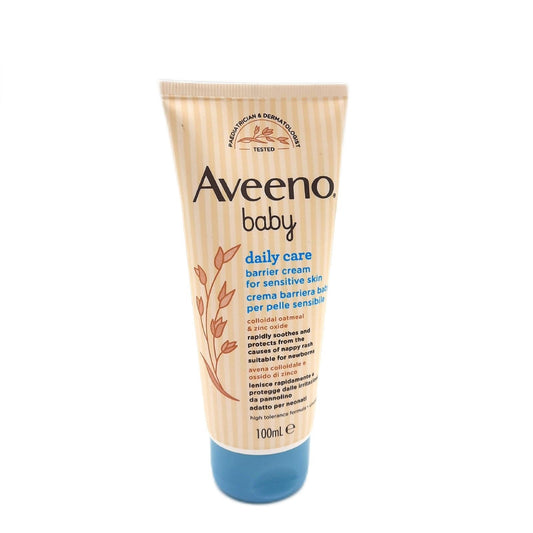 Aveeno Baby Pflegecreme Baby Hautpflege Tägliche Pflege Barriere Schutz Windelreizung empfindliche Haut 100ml