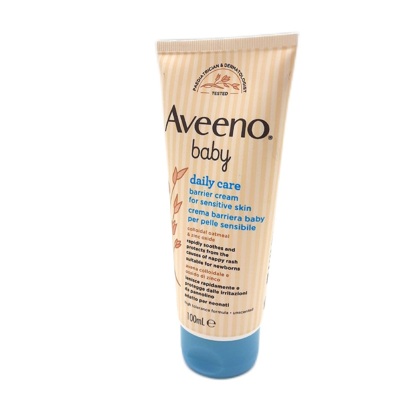 Aveeno Baby Pflegecreme Baby Hautpflege Tägliche Pflege Barriere Schutz Windelreizung empfindliche Haut 100ml
