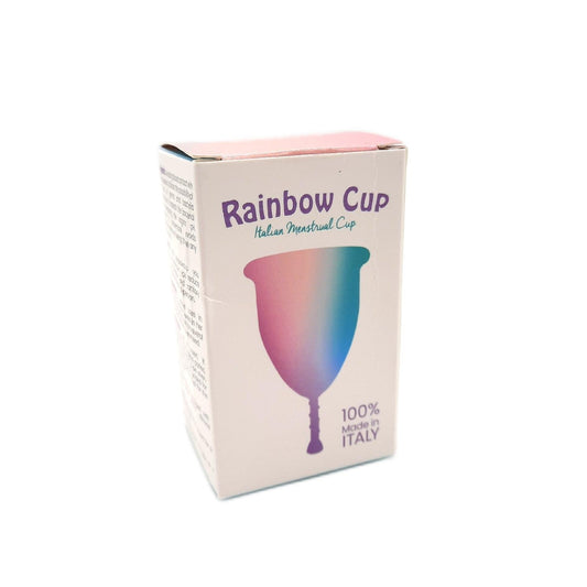 Rainbow Menstruationstasse Damenhygiene Cup Menstruationsschutz Rainbow Cup umweltfreundlich sicher medizinisches Silikon