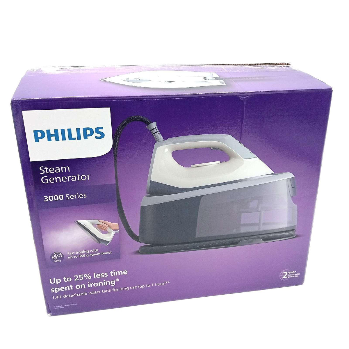 Philips Dampfbügeleisen Dampferzeuger 3000 Serie 2400W 120gmin PowerGlide