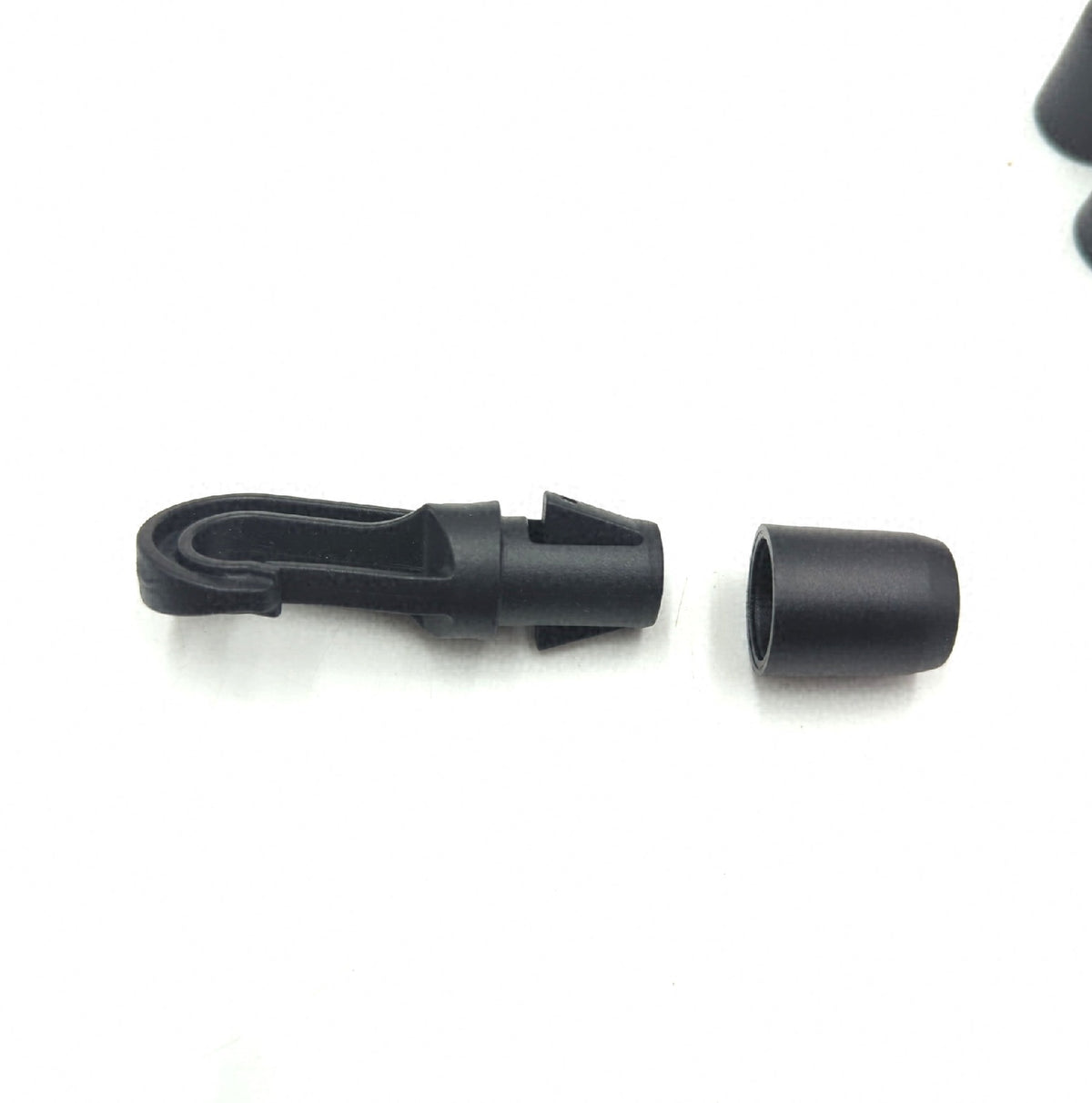 Gummiseil 8mm x 10m mit 10 Kunststoffhaken Schwarz Gummischnur elastisch robust