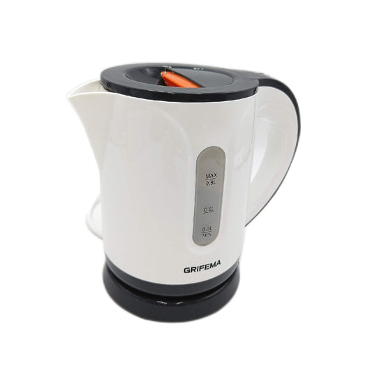 GRIFEMA Elektrischer Wasserkocher 1100 W 0,8 Liter Schnellkocher Kompakt;